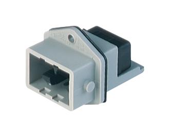 STASEI 5 POWER CONN, PLUG, 5+PE, SCREW, PANEL HIRSCHMANN