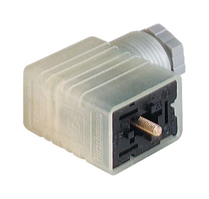 GML 209 NJ LED 24 HH POWER CONN, RCPT, 2+PE, SCREW, CABLE HIRSCHMANN