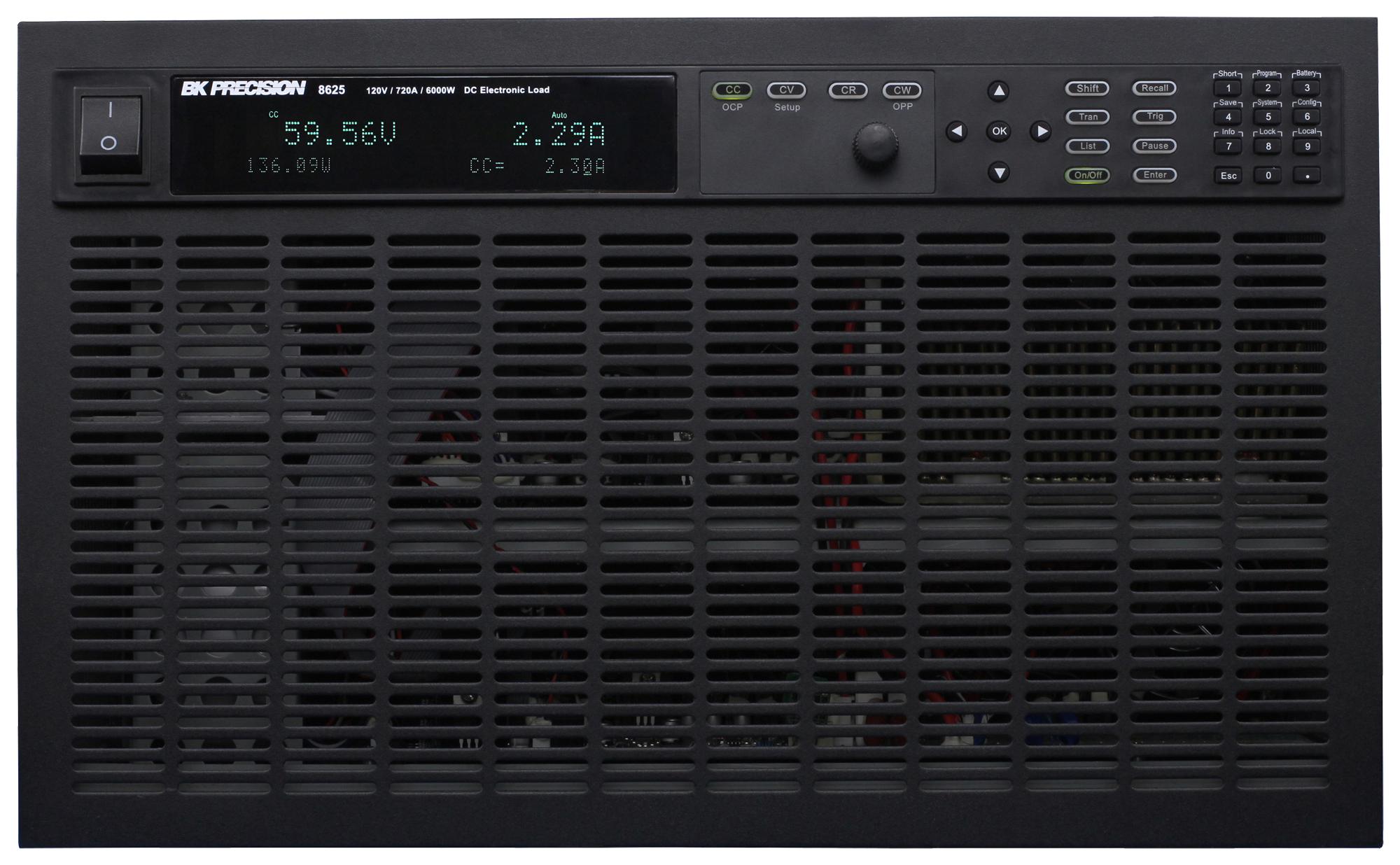 BK8625 DC ELECTRONIC LOAD, PROG, 720A, 6KW B&K PRECISION