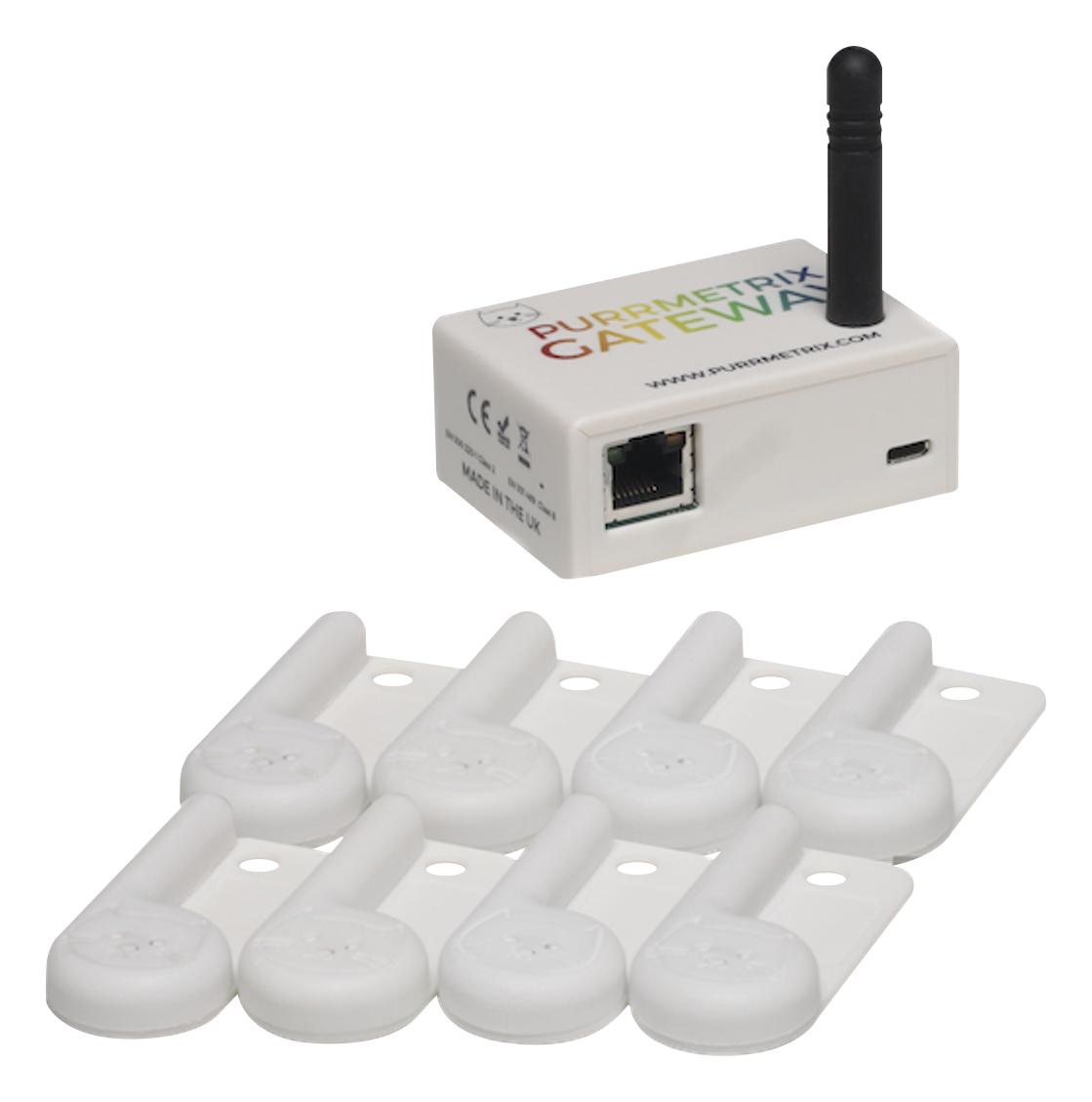 PMTX040008 STARTER BUNDLE-MEDIUM, 8 SENSOR, GATEWAY PURRMETRIX