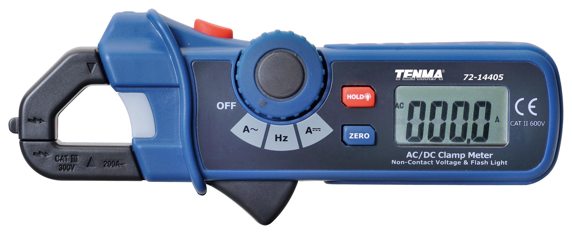 72-14405 MINI CLAMP METER, 200A, 600V, 18MM TENMA