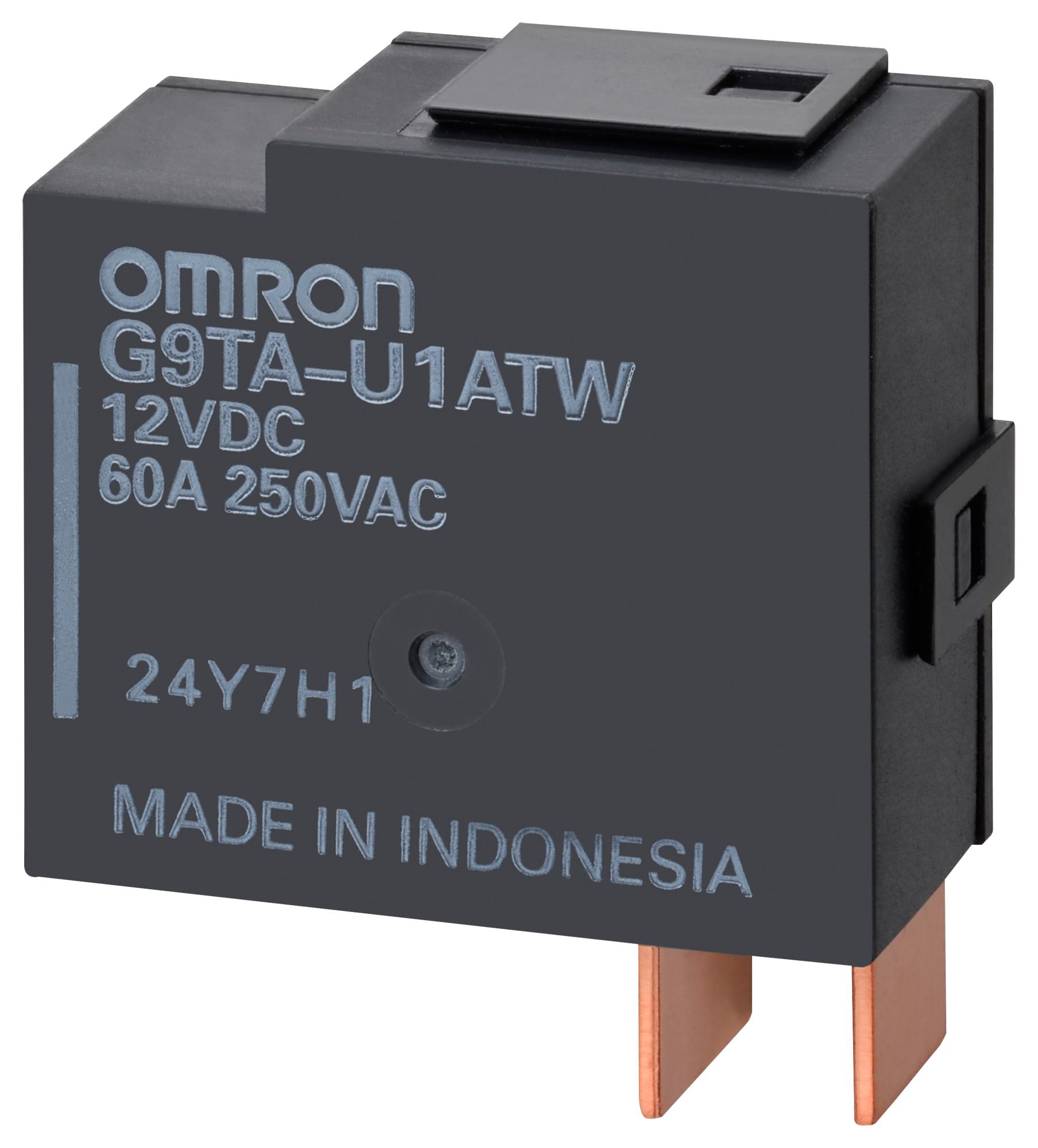 G9TA-U1ATW DC12 POWER RELAY, SPST-NO, 60A, 250V, BRACKET OMRON