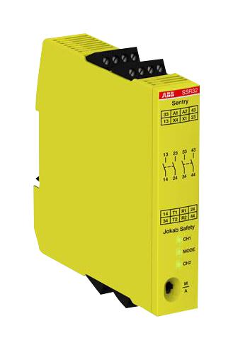 2TLA010052R0400 SAFETY RELAY, DPST-NO, DPST-NO, 3A, 240V ABB - JOKAB