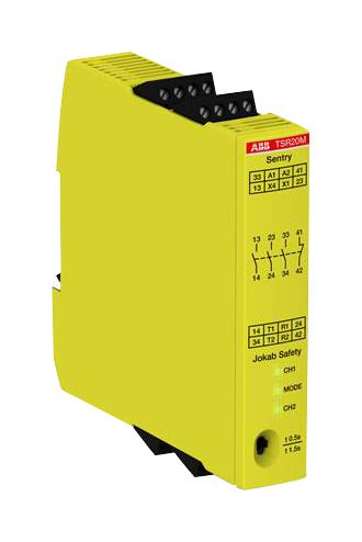 2TLA010061R0100 SAFETY RELAY, 3PST-NO, SPST-NC, 5A, 240V ABB - JOKAB