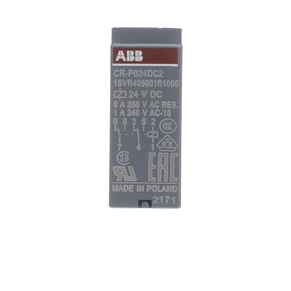 1SVR405601R1000 POWER RELAY, DPDT, 8A, 250V, SOCKET ABB