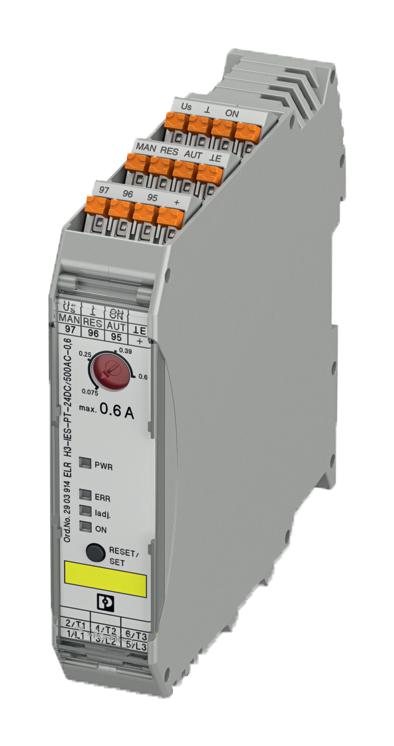 2903914 HYBRID MOTOR STARTER, 3-PH, 0.6A, 30VDC PHOENIX CONTACT