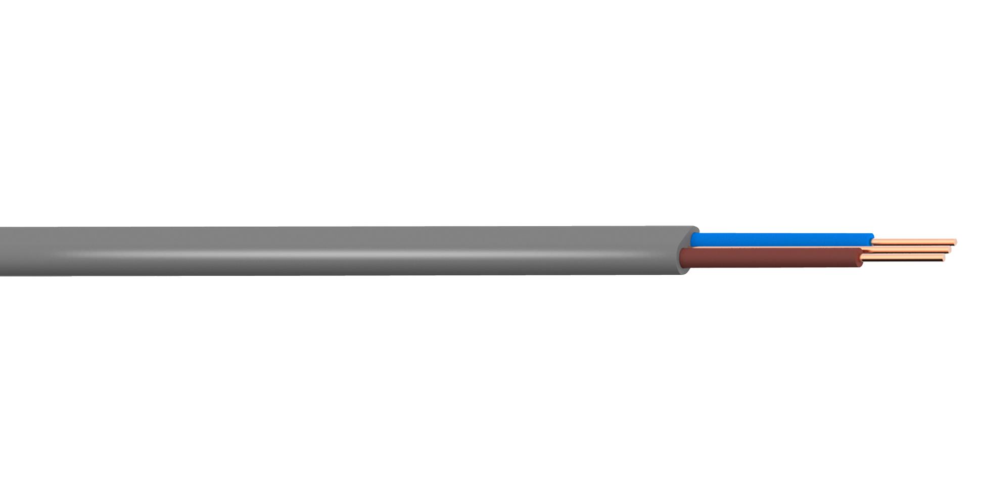 PP002163 UNSHLD FLEX CABLE, 2COND, 1MM2, PER M MULTICOMP PRO