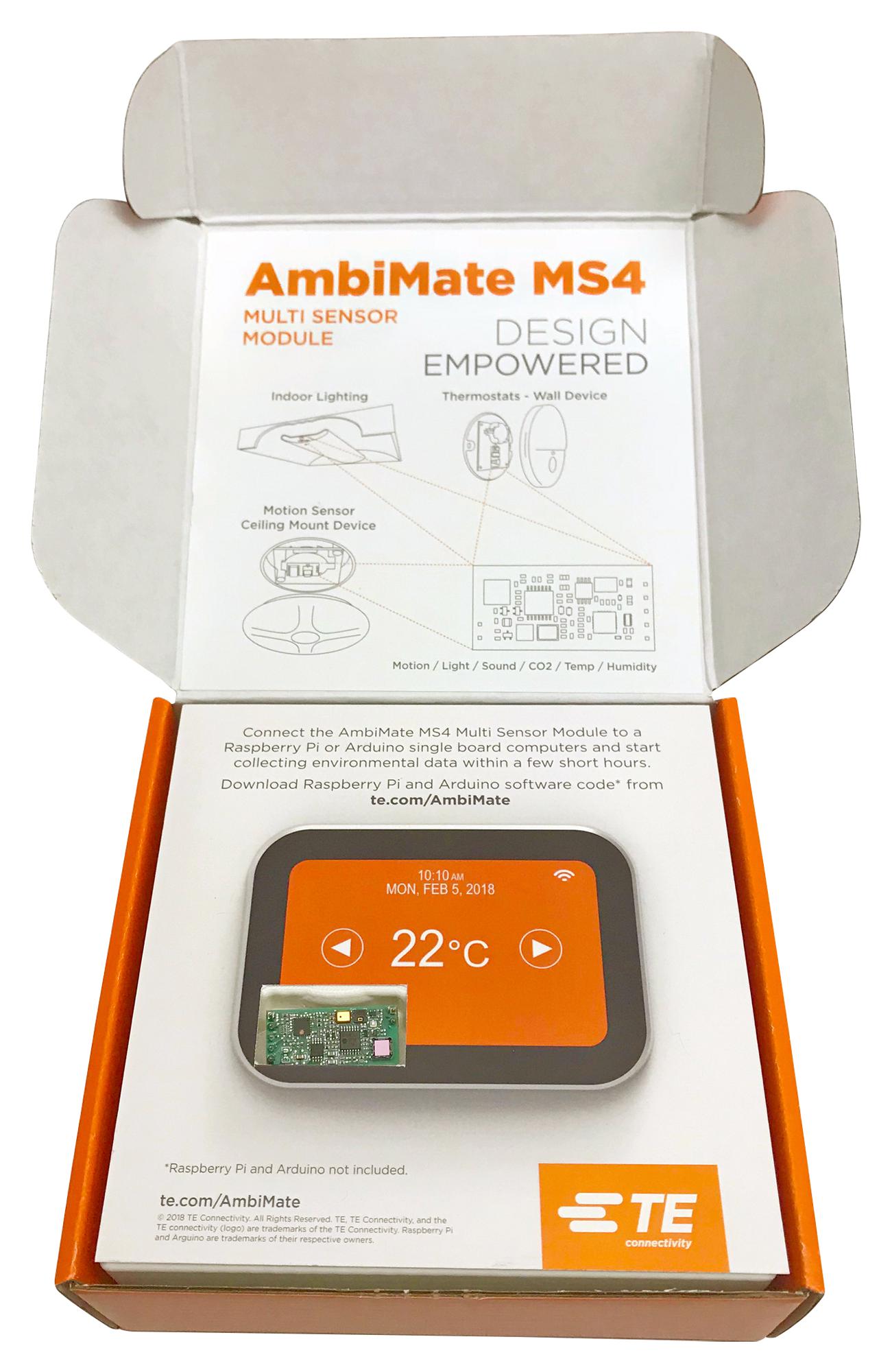 2331211-1 DEV KIT, MOTION/TEMP/HUMIDITY SENSOR TE CONNECTIVITY