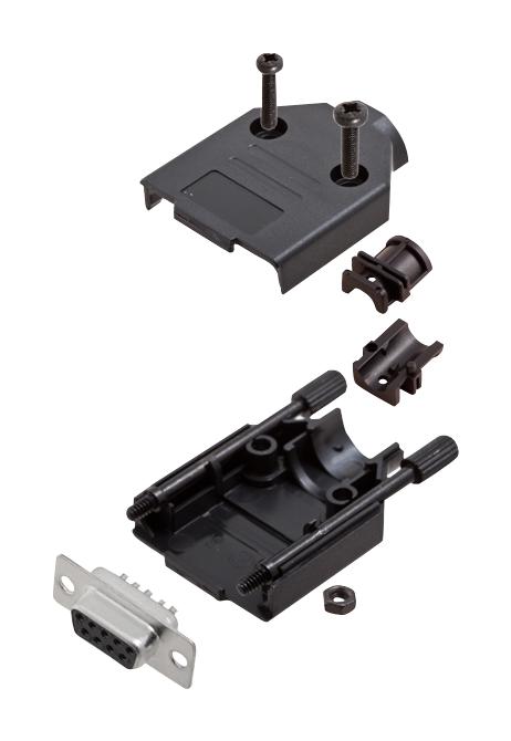 L17DTPK-P-09+L77SDE09S D SUB CONNECTOR, RCPT, 9POS, SOLDER AMPHENOL ICC