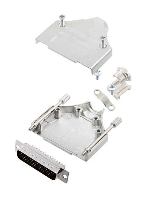 L17MHDM25+L717HDB44P HD-D SUB CONNECTOR, PLUG, 44POS, SOLDER AMPHENOL ICC