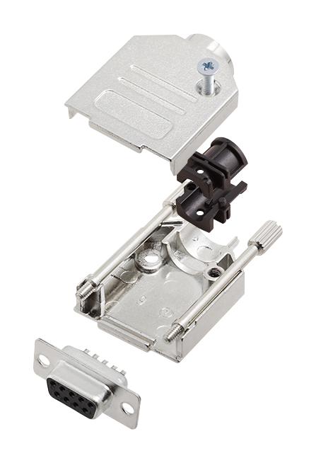 L17DTZK09+L77SDE09S D SUB CONNECTOR, RCPT, 9POS, SOLDER AMPHENOL ICC