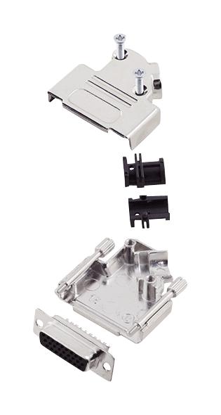 L17D45ZK15+L77HDA26S HD-D SUB CONNECTOR, RCPT, 26POS, SOLDER AMPHENOL ICC
