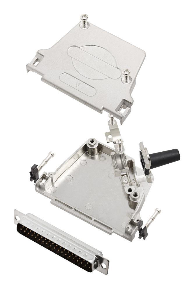 L17D45ZF37-RG+L717SDC37P D SUB CONNECTOR, PLUG, 37POS, SOLDER AMPHENOL ICC