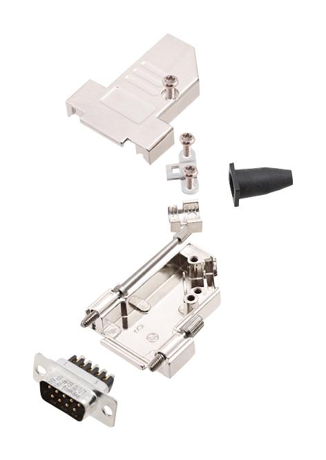 L17DTSL25-RG-LJS-S+L717DB25PST D SUB CONNECTOR, PLUG, 25POS, SCREW AMPHENOL ICC
