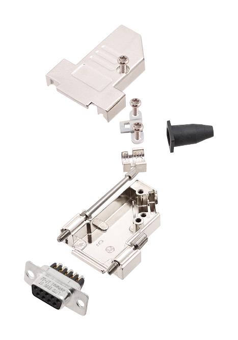 L17DTSL15-RG-LJS-S+L77DA15SST D SUB CONNECTOR, RCPT, 15POS, SCREW AMPHENOL ICC