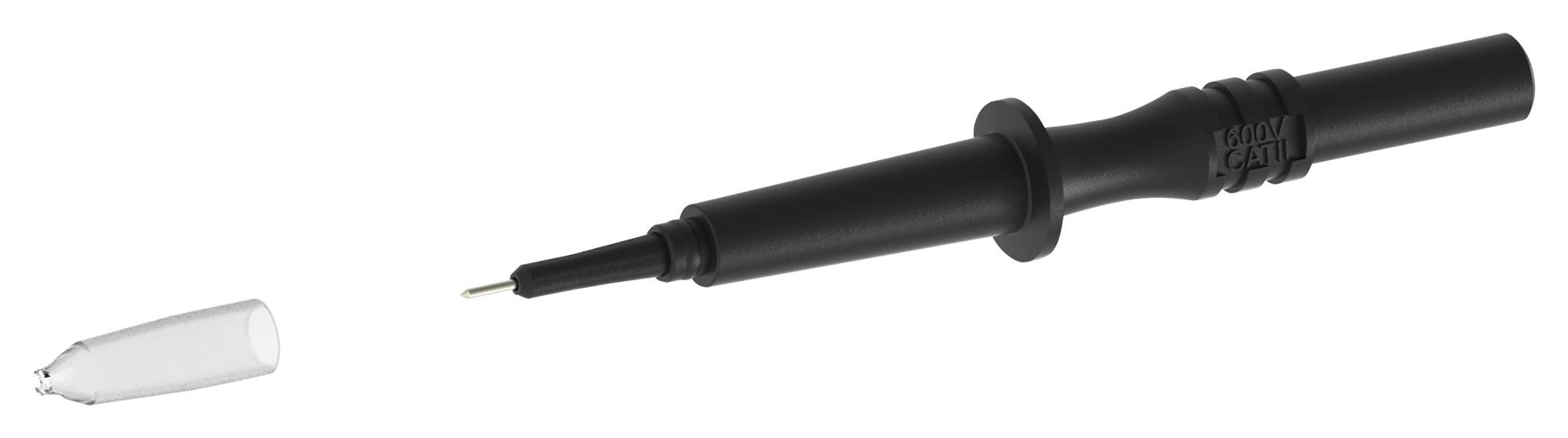 72-14304 TEST PROBE CONN, NEEDLE, 1A, 600V, BLACK TENMA