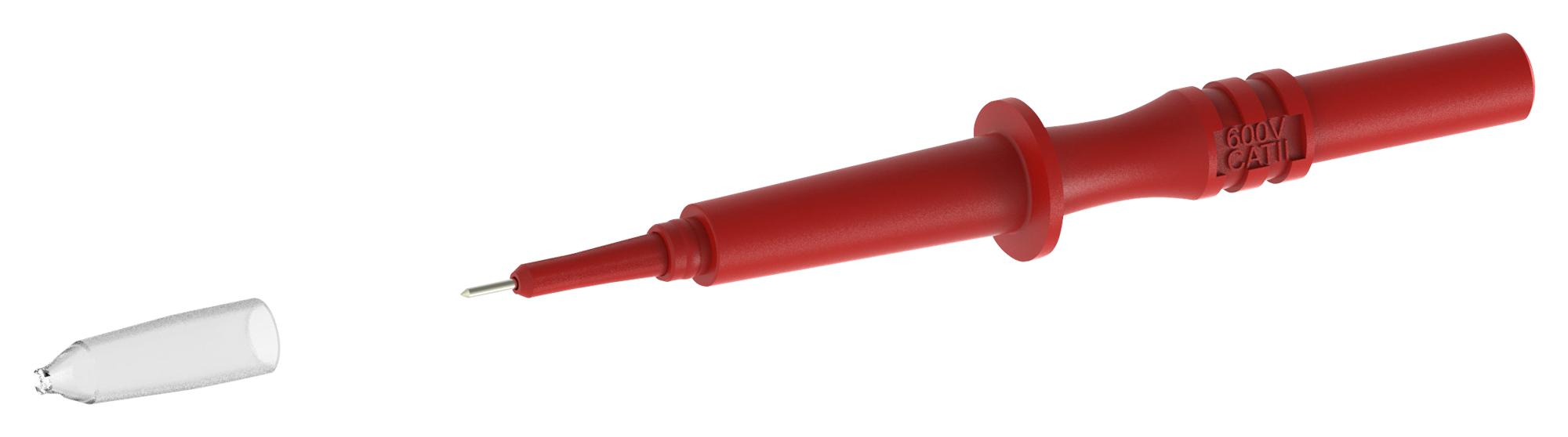 72-14306 TEST PROBE CONN, NEEDLE, 1A, 600V, RED TENMA