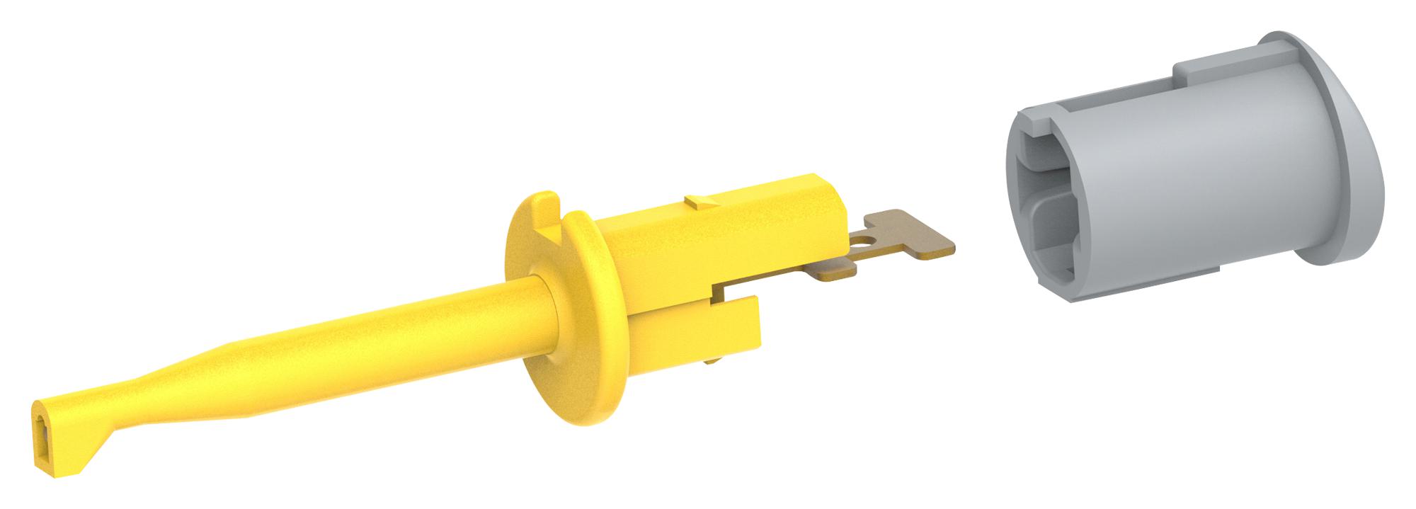 72-14332 TEST PROBE CONN, HOOK, 6A, 70V, YELLOW TENMA