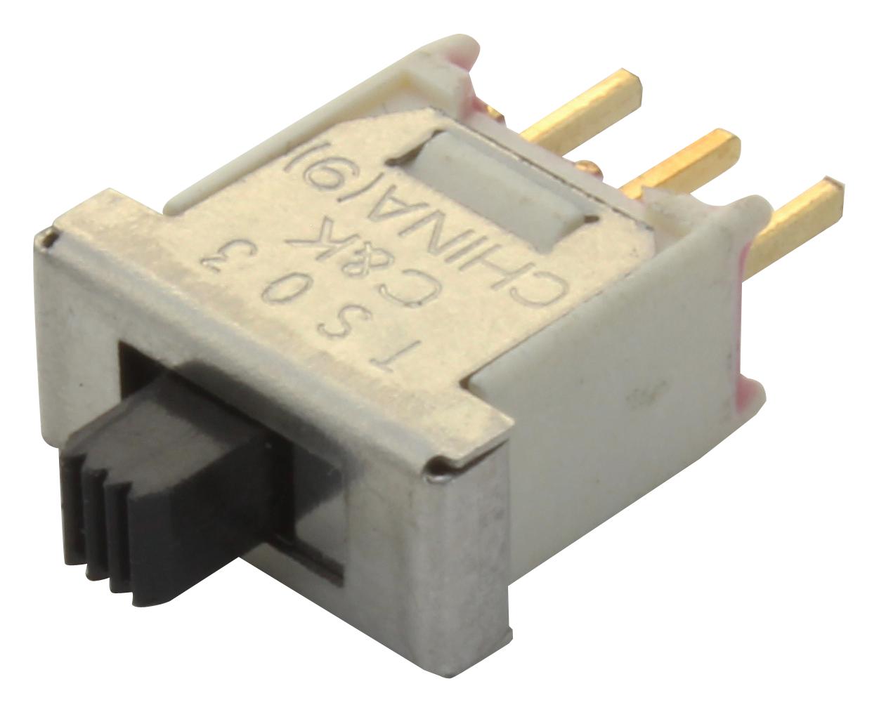 TS03CBE SLIDE SWITCH, SPDT, 0.4VA, 20V, THT C&K COMPONENTS