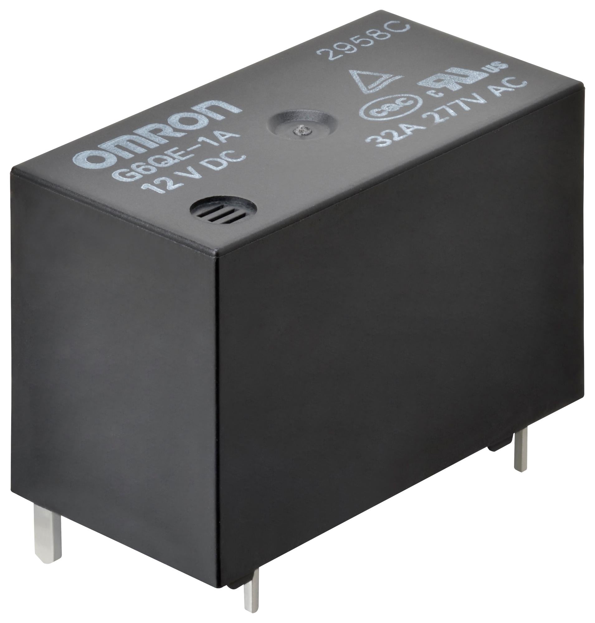 G6QE-1A DC24 POWER RELAY, SPST-NO, 24VDC, 32A, TH OMRON