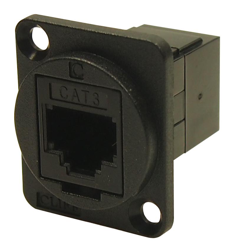 CP30223 FEED THROUGH ADAPTER, RJ11 JACK-JACK CLIFF ELECTRONIC COMPONENTS