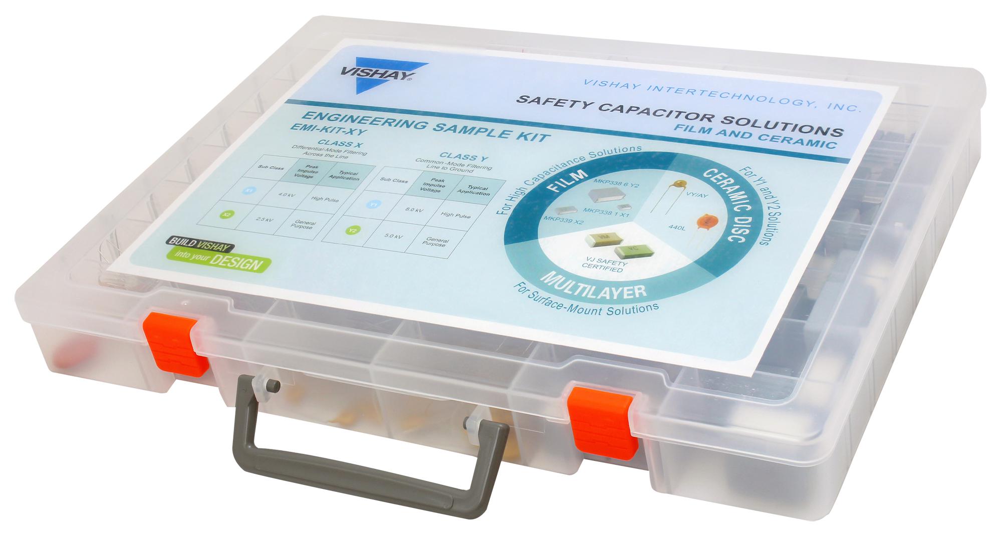 EMI-KIT-XY SAFETY CAPACITOR KIT, 100PF TO 3.3UF VISHAY