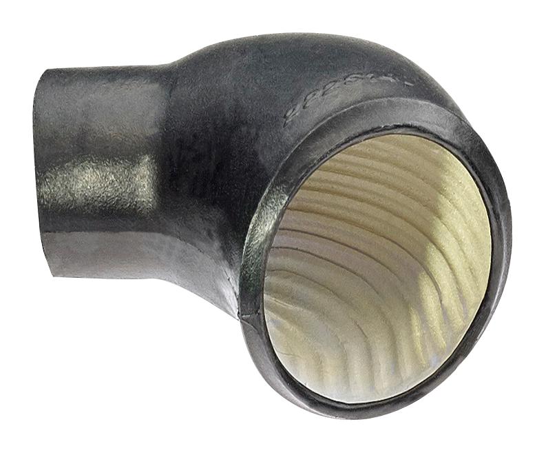 222S163-100C-0 HEAT-SHRINK BOOT, R/A, 28.2MM, BLACK RAYCHEM - TE CONNECTIVITY