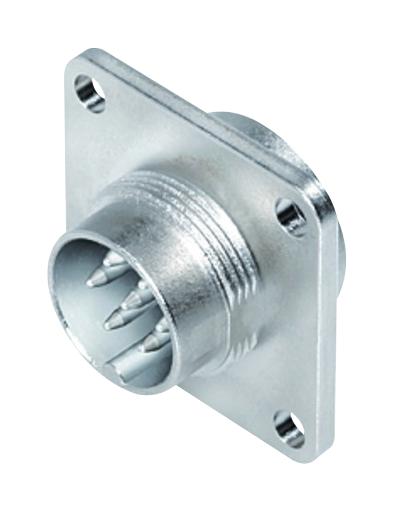 09-0103-300-02 CIRCULAR CONNECTOR, PLUG, 2POS, FLANGE BINDER