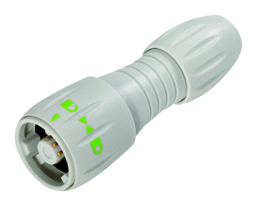 99-0771-401-08 CIRCULAR CONNECTOR, PLUG, 8POS, CABLE BINDER