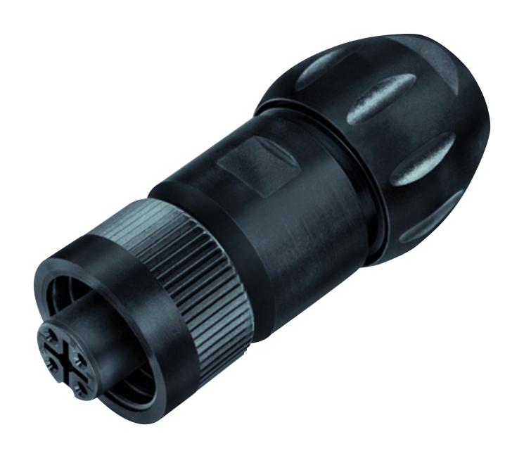 99-4222-300-04 CIRCULAR CONNECTOR, RCPT, 3+PE, CABLE BINDER