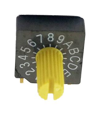 SD-1111 ROTARY CODED SW, HEX, 16POS, 0.1A, 5VDC NIDEC COPAL ELECTRONICS