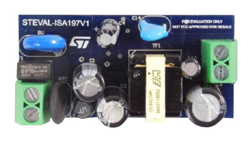 STEVAL-ISA197V1 EVAL BOARD, ISOLATED FLYBACK CONVERTER STMICROELECTRONICS