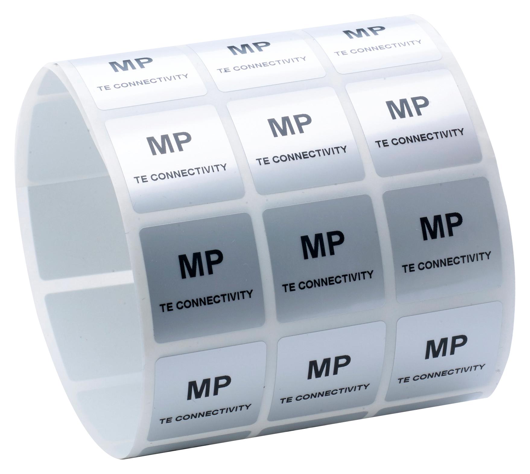 MP-254127-10-8A LABEL, METALLISED PET, 12.7MM X 25.4MM TE CONNECTIVITY