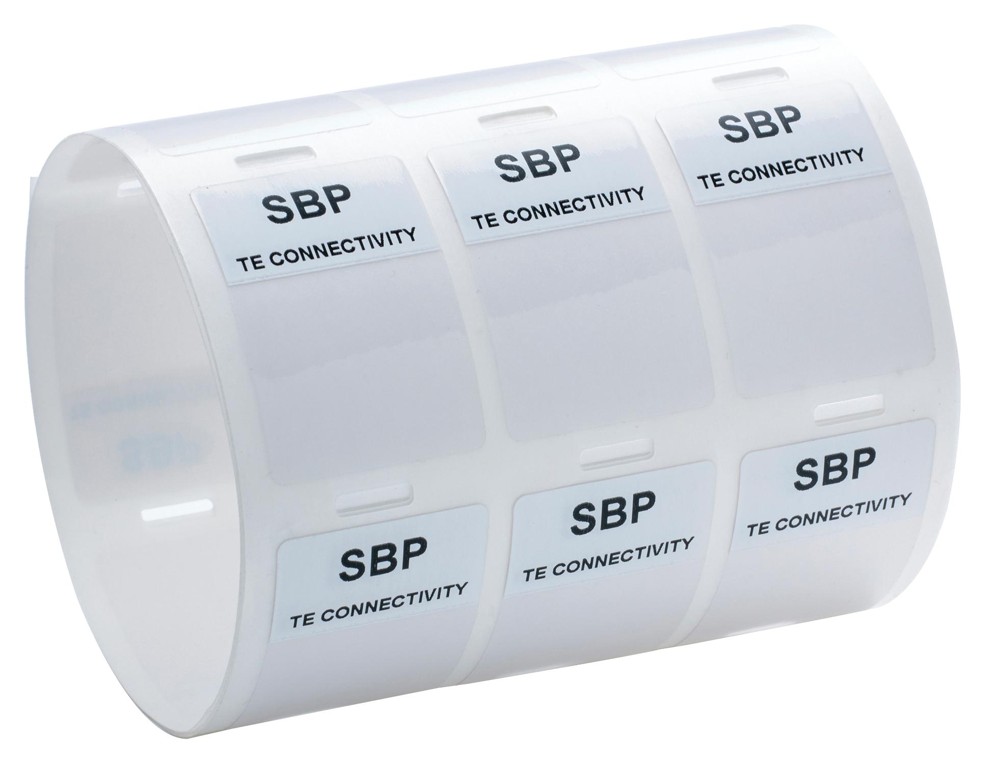 SBP075094WE10 WIRE & CABLE MARKER, 23.9 X 19.1MM, WHT TE CONNECTIVITY