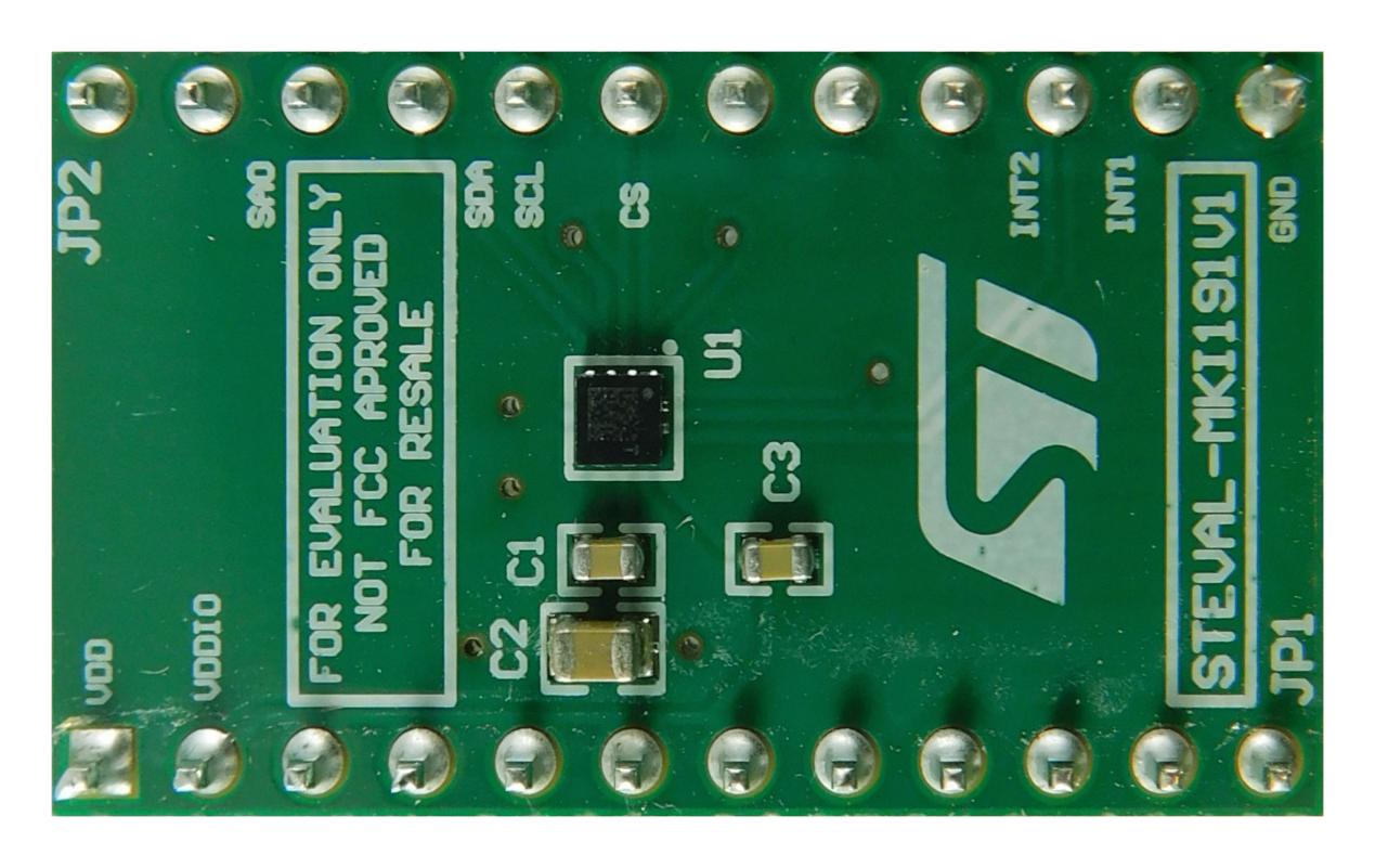 STEVAL-MKI191V1 ADAPTER BOARD, MEMS ADAPTER MOTHERBOARD STMICROELECTRONICS