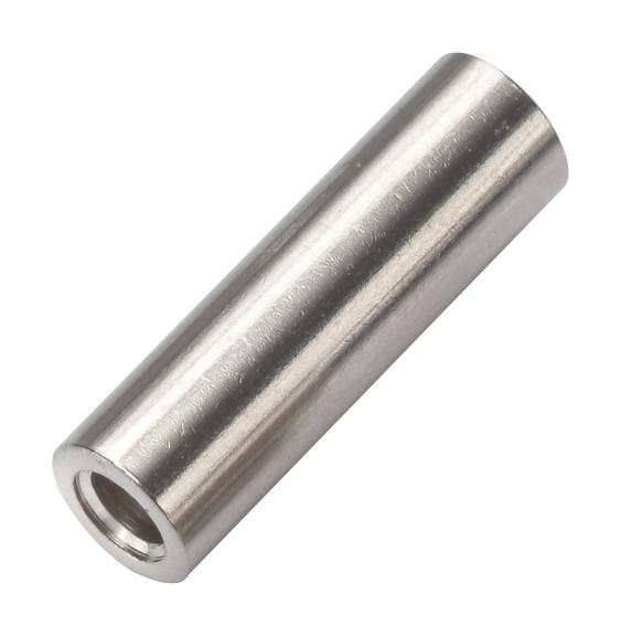 963150042 SPACER, ROUND, 15MM, BRASS WURTH ELEKTRONIK