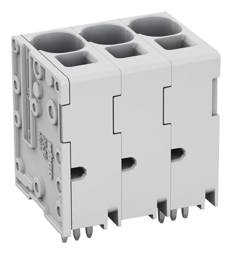 2636-3103/020-000 TB, WIRE TO BOARD, 3WAY, 18-4AWG WAGO
