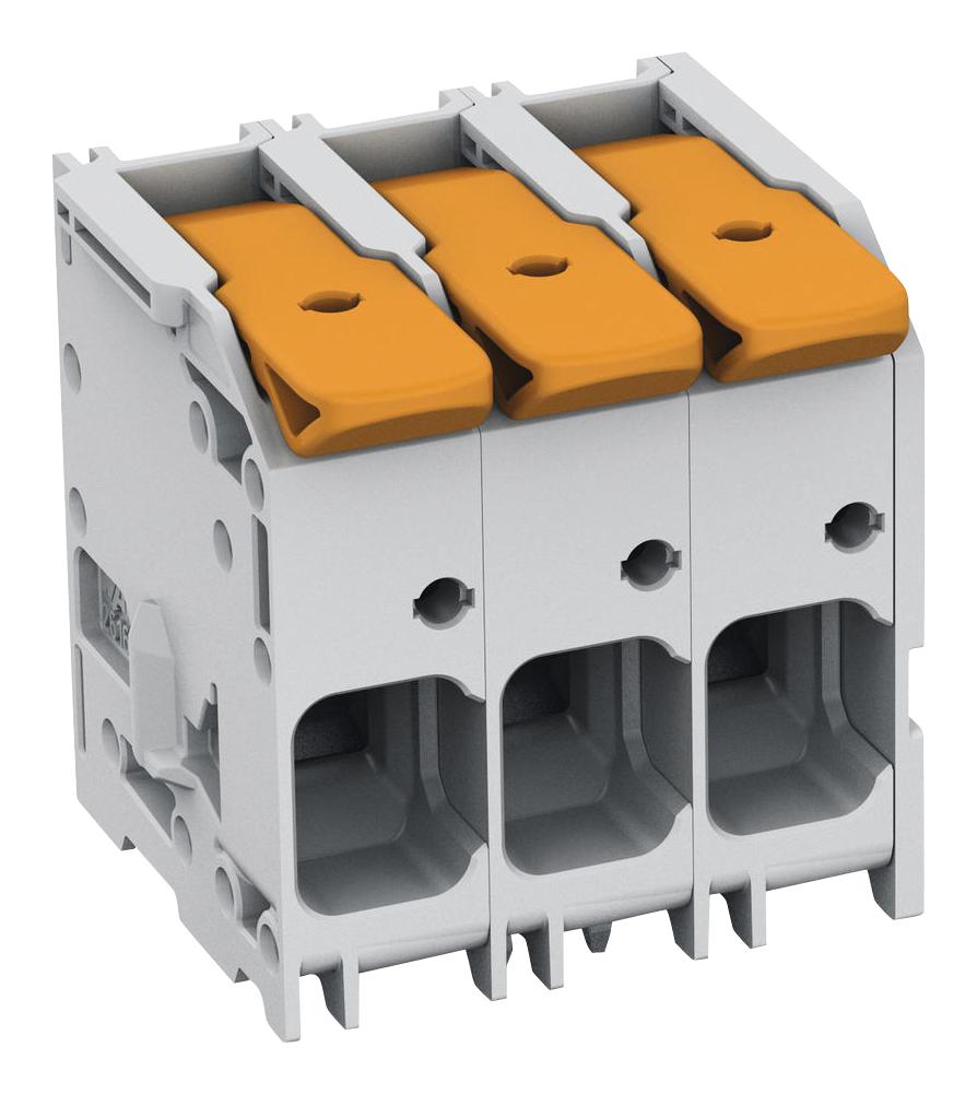 2616-1105/020-000 TB, WIRE TO BRD, 5WAY, 4AWG WAGO
