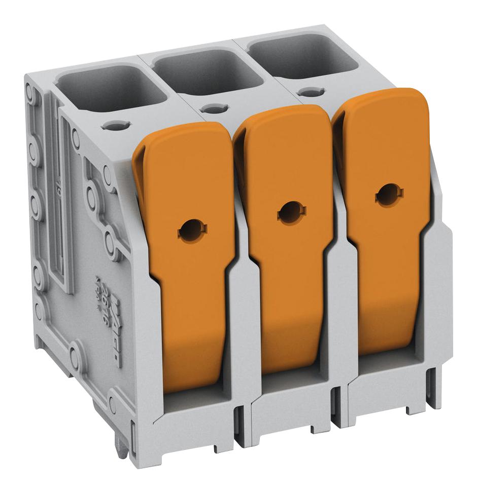 2616-3102/020-000 TB, WIRE TO BRD, 2WAY, 4AWG WAGO