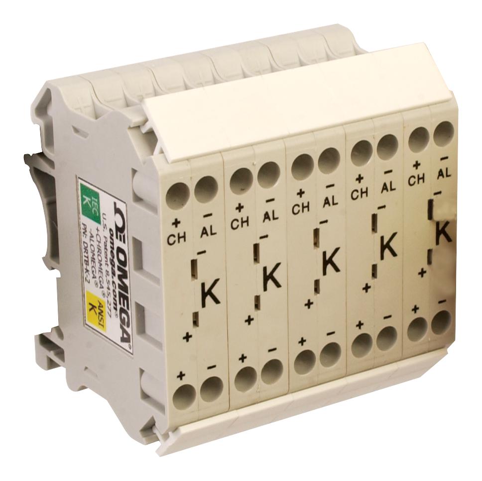 DRTB-U-2-10PK THERMOCOUPLE TB, DIN RAIL, 2POS, SCREW OMEGA