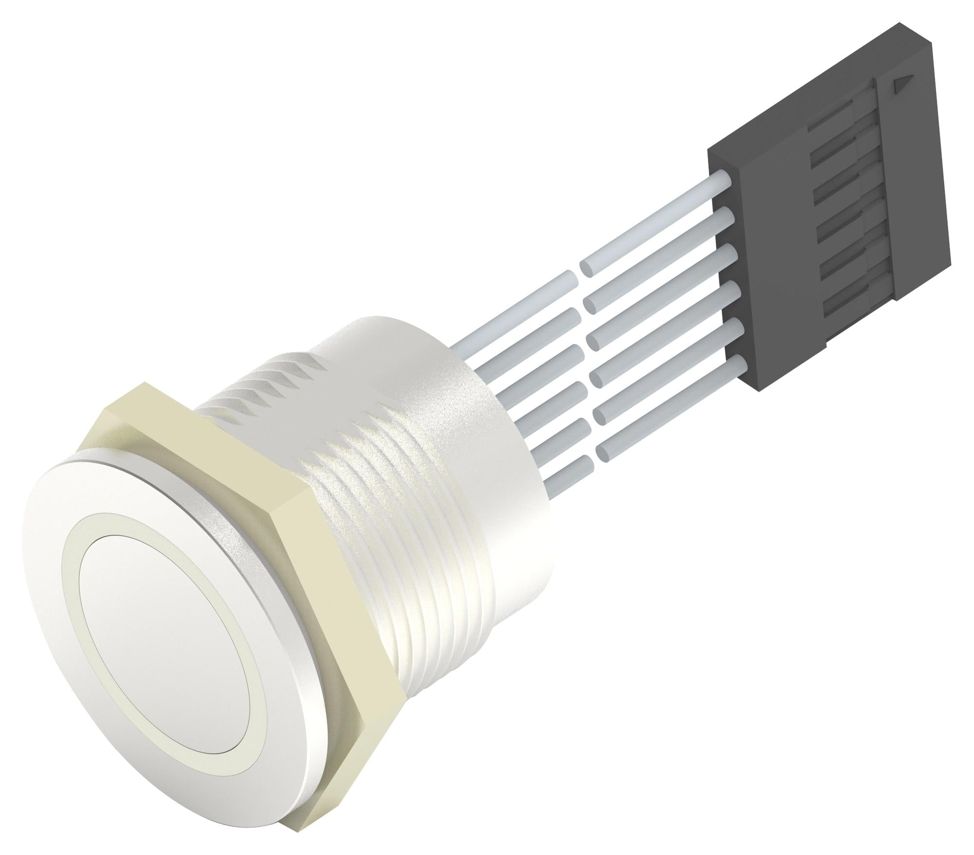 AVP19MS16FE0DT5A04 VANDAL RESISTANT SW, SPST, 1A, 24V, PANL ALCOSWITCH - TE CONNECTIVITY