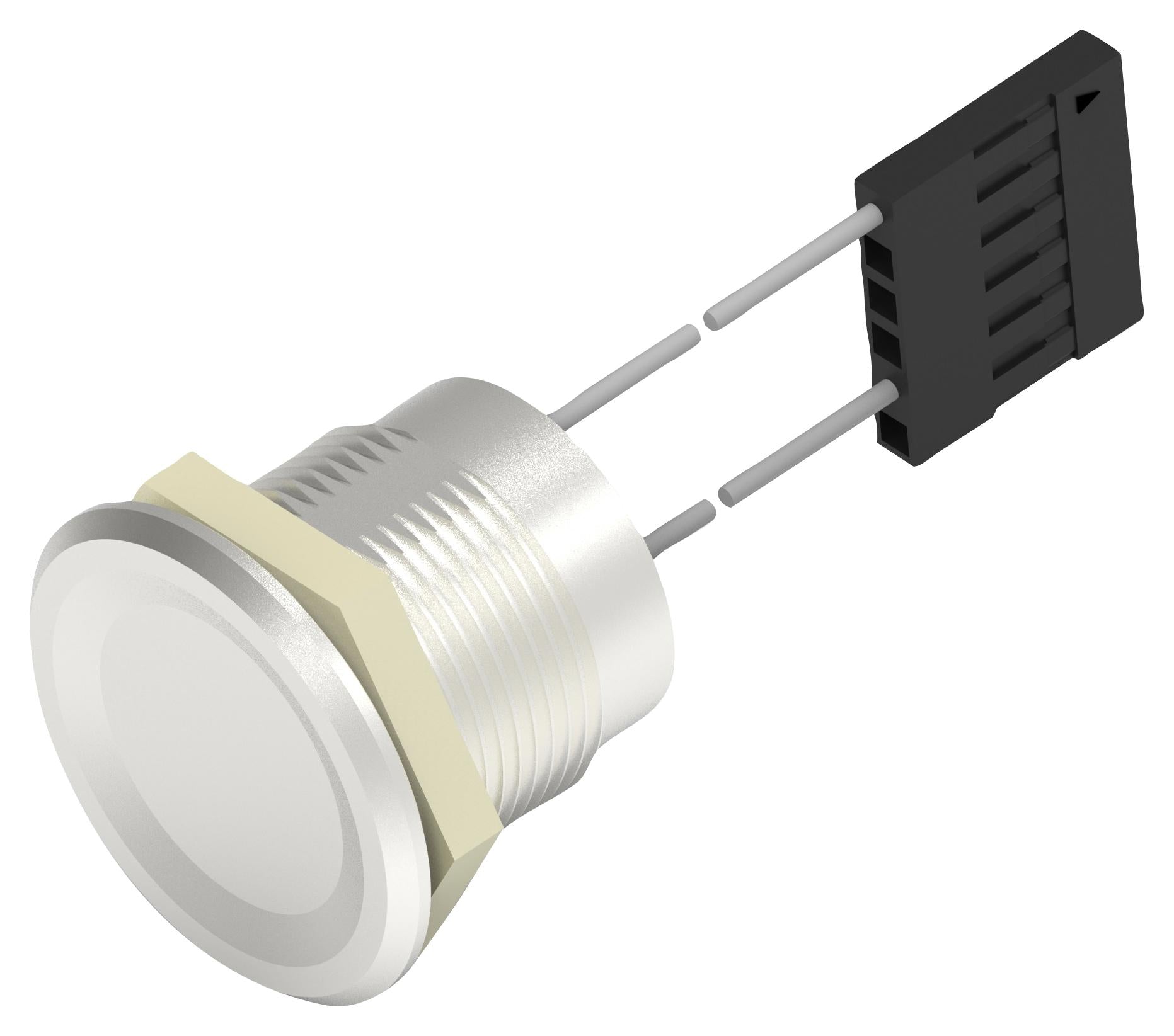 AVP19MS04C000T5A04 VANDAL RESISTANT SW, SPST, 1A, 24V, PANL ALCOSWITCH - TE CONNECTIVITY