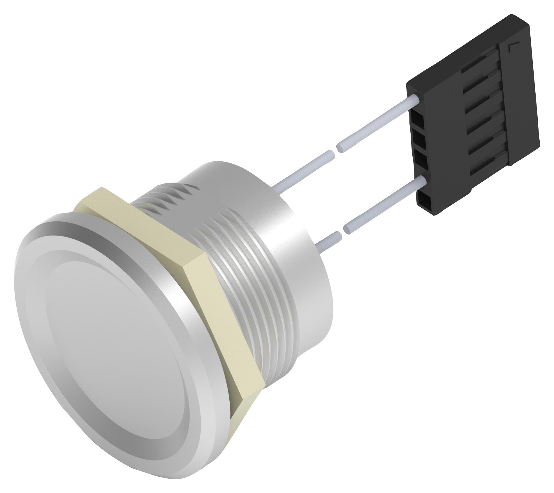 AVP22MAIOC000T5A04 VANDAL RESISTANT SW, SPST, 1A, 24V, PANL ALCOSWITCH - TE CONNECTIVITY