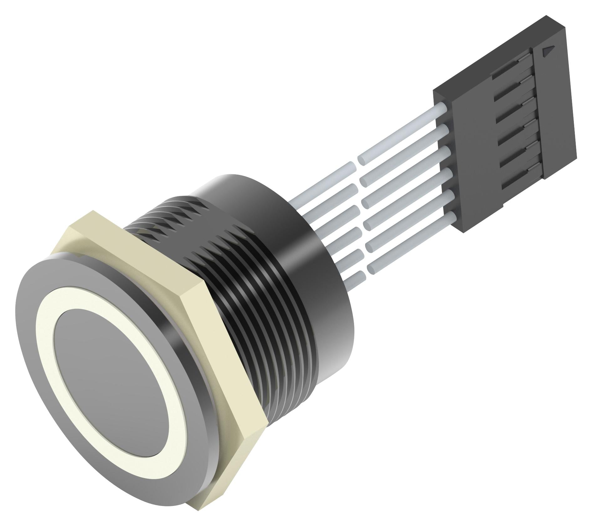 AVP22MAIBFE0DT5A04 VANDAL RESISTANT SW, SPST, 1A, 24V, PANL ALCOSWITCH - TE CONNECTIVITY