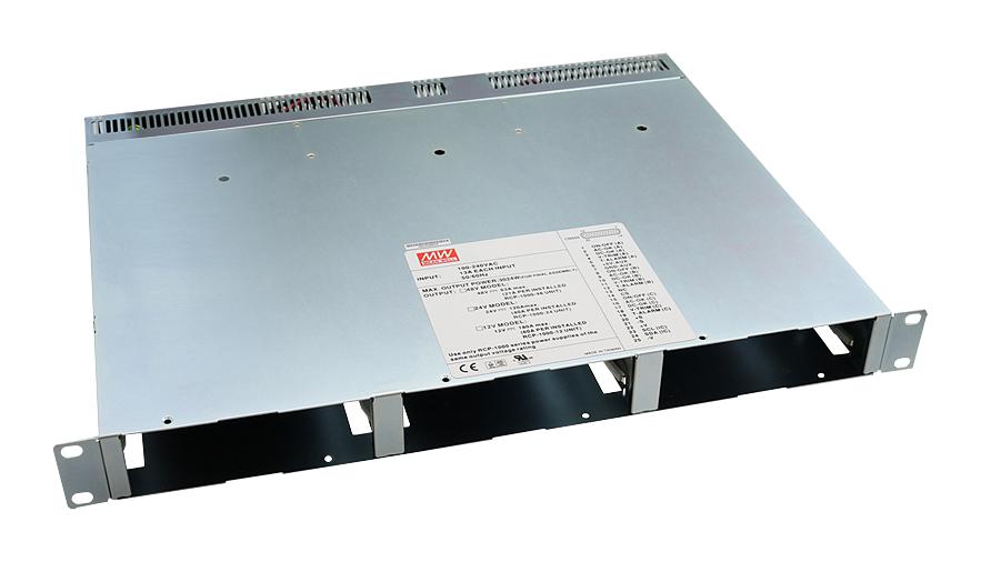 RCP-1UT RACK SHELF W/TERMINAL BLOCK, PWR SYSTEM MEAN WELL