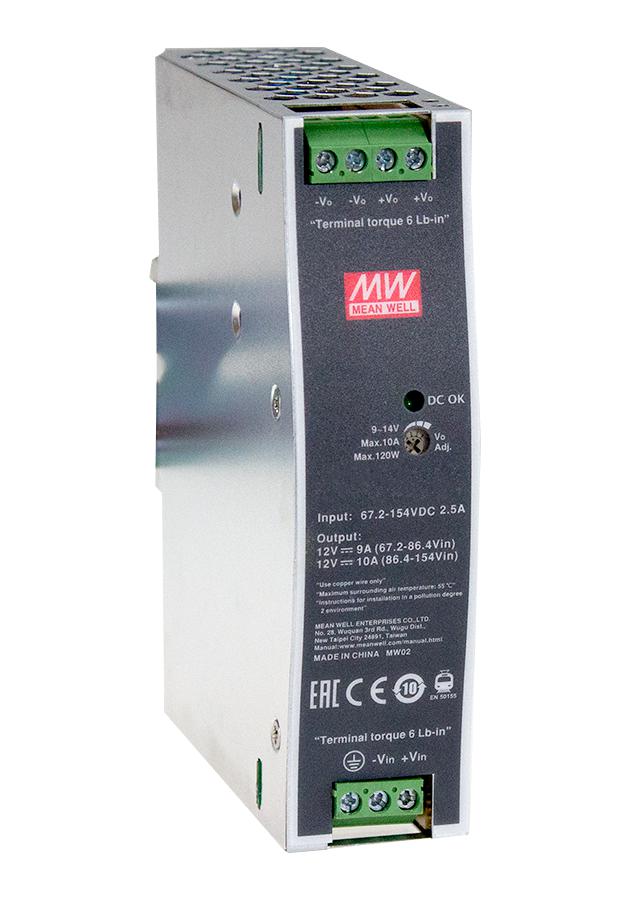 DDR-120D-24 DC-DC CONVERTER, 24V, 5A MEAN WELL