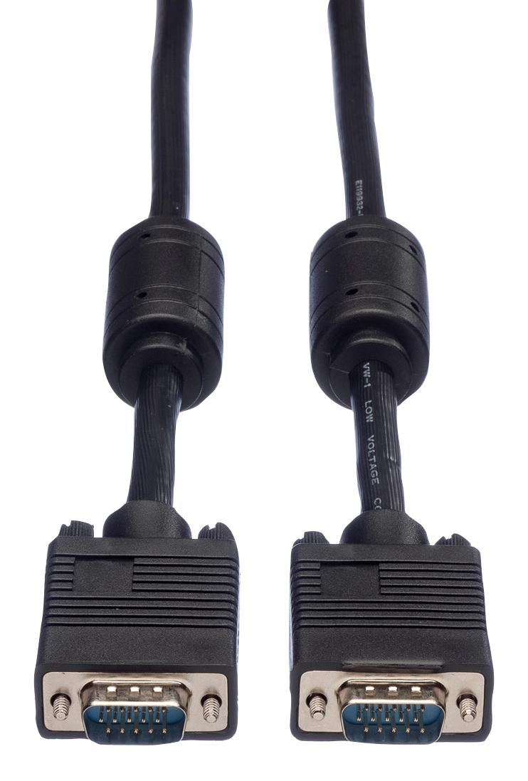 11.04.5665 COMP CABLE, HD-D SUB 15P PLUG-PLUG, 15M ROLINE