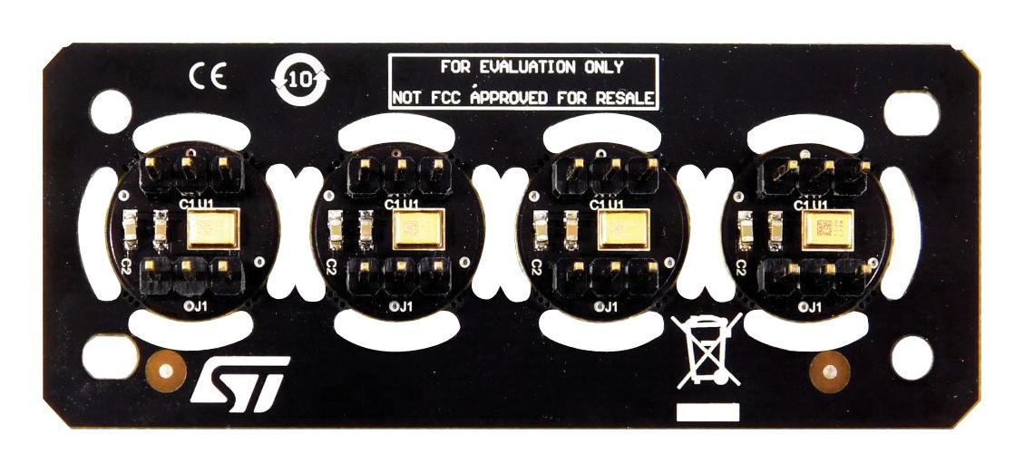 STEVAL-MIC004V1 MICROPHONE COUPON BOARD, MEMS MICROPHONE STMICROELECTRONICS