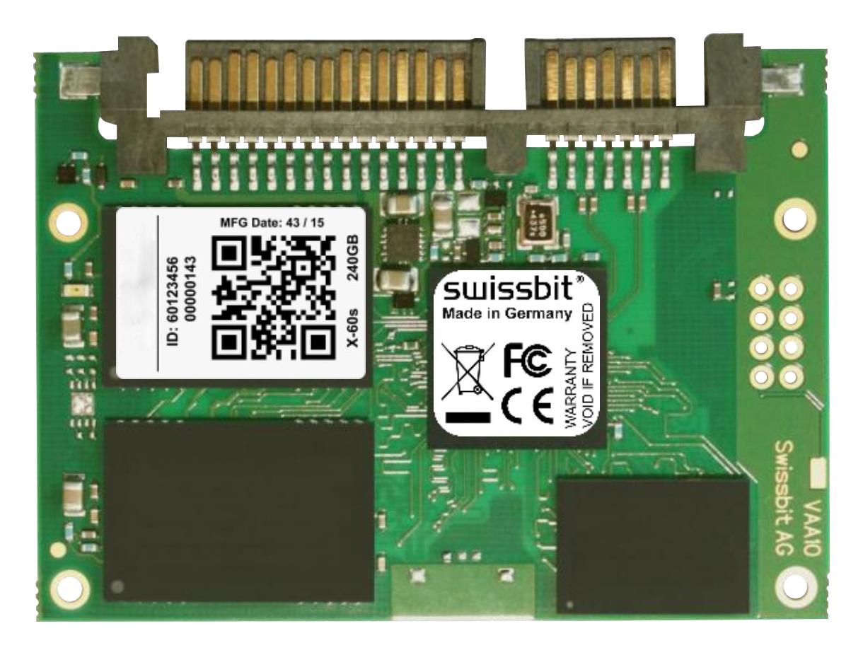 SFSA030GU4AA1TO-C-LB-226-STD SOLID STATE DRIVE, MLC, 30GB, SATA III SWISSBIT