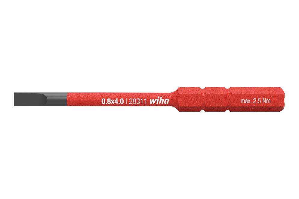 34581 SLOTTED BIT, 5.5MM, 75MM WIHA